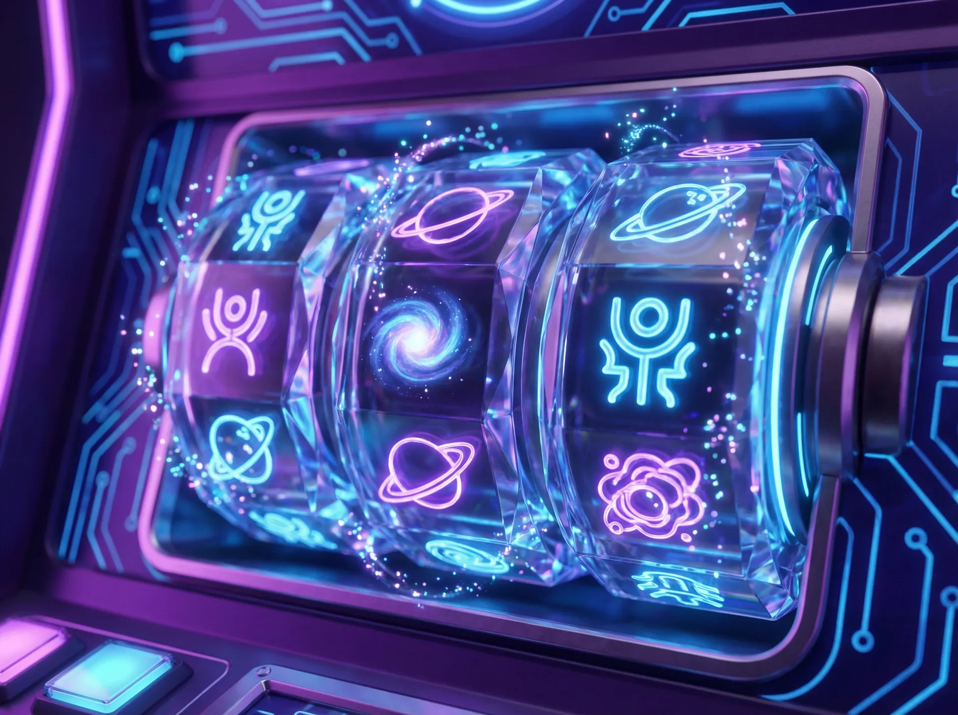 领彩金电子游艺外星符号水晶转轴